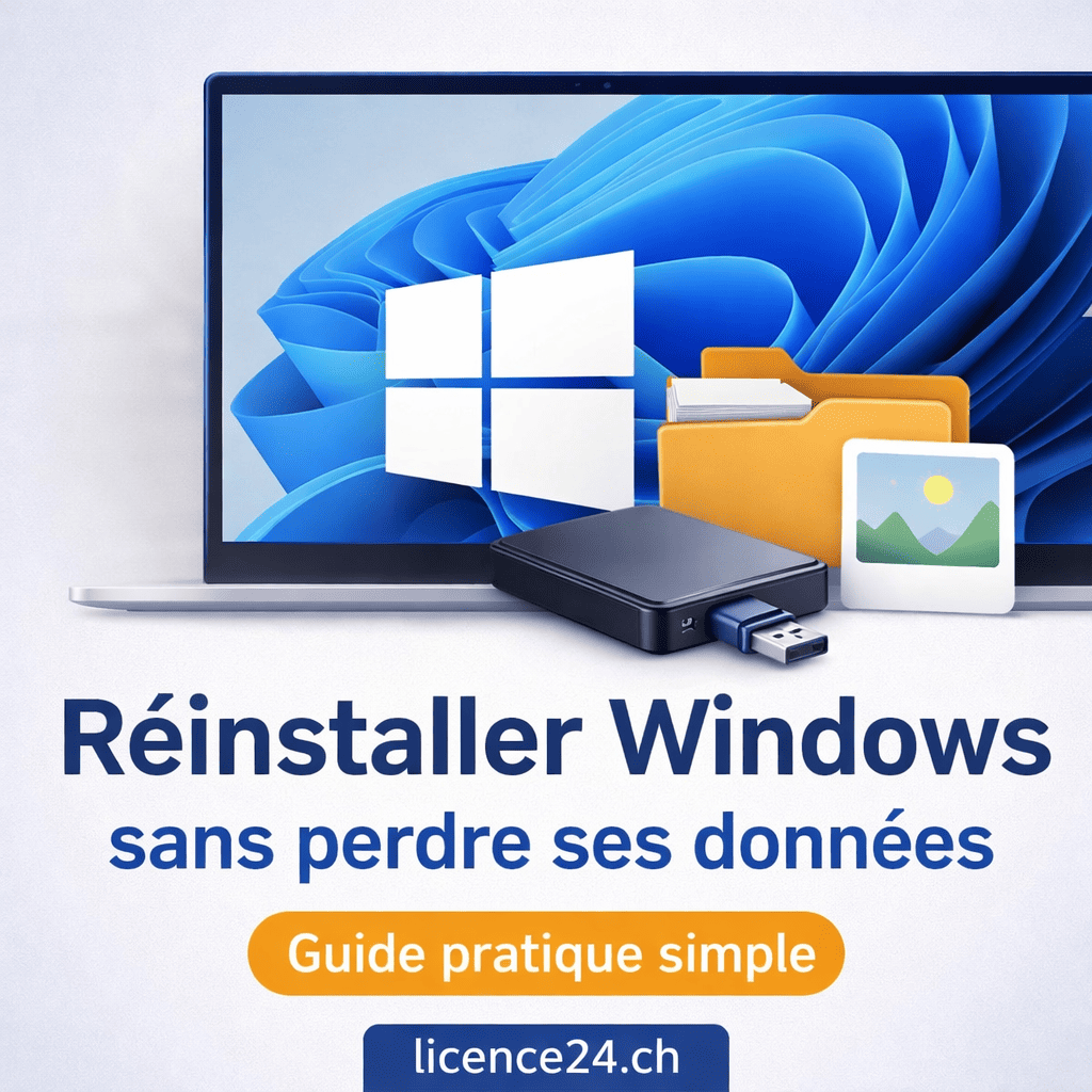 Comment réinstaller Windows sans perdre ses données ?
