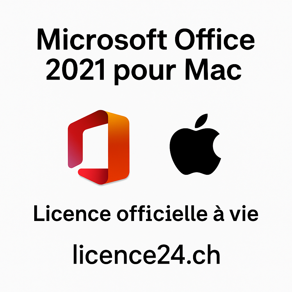 Microsoft Office 2021 pour Mac – Licence officielle à vie sur licence24.ch