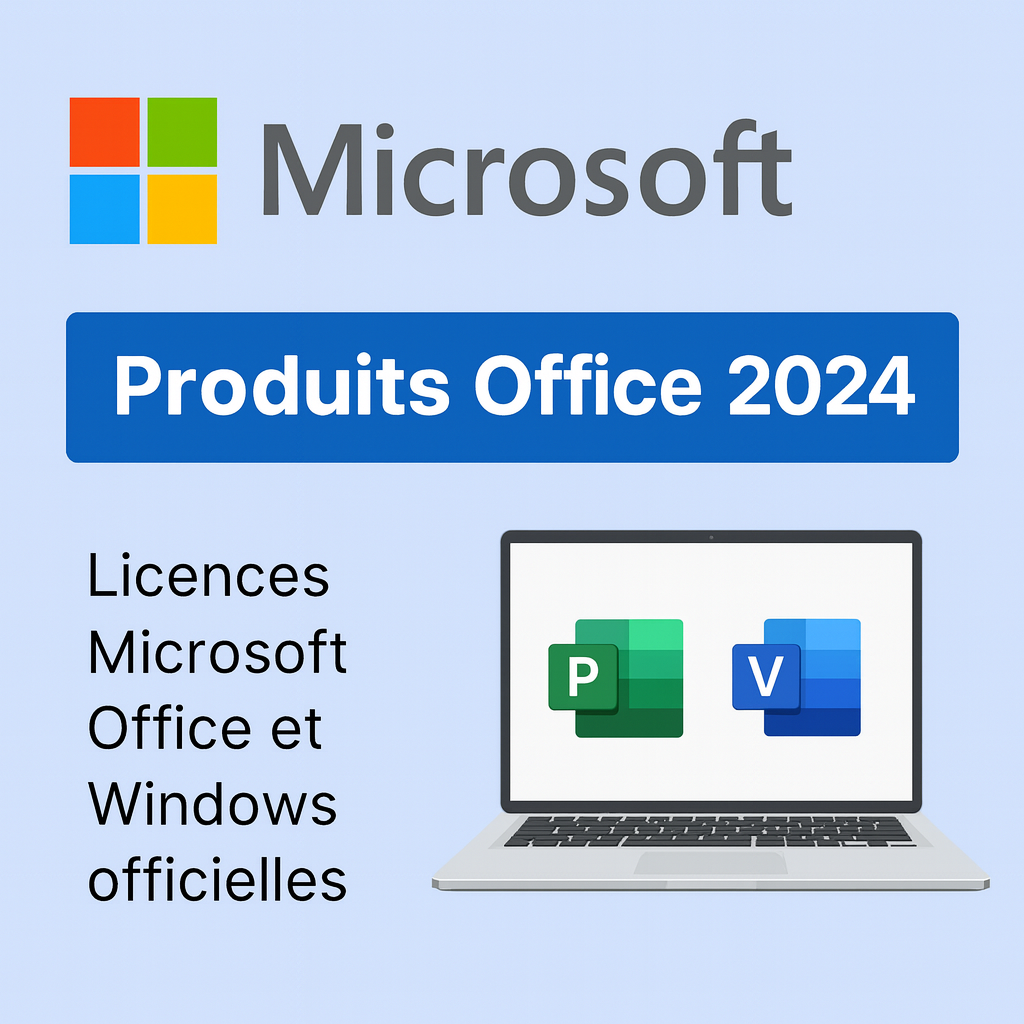 Microsoft Project et Visio Professionnel 2024 – Licences Microsoft Office officielles à vie disponibles sur licence24.ch