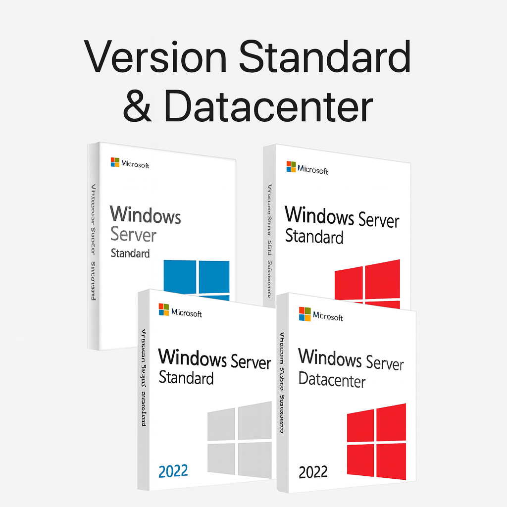 Licence numérique Microsoft Windows Server 2022 Standard et Datacenter, version officielle disponible sur licence24.ch